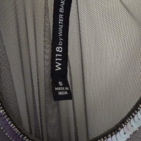 NWOT $148 w118 by walter baker beaded and sequin tank top size small - Picture 3 of 4